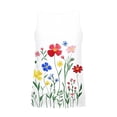 thumbnail image 4 of Levmjia Women Tank Tops V-Neck Casual Vest Floral Printed Sleeveless Blouse Summer Loose Fit Comfortable Stretchy T-Shirt For Daily Wear, 4 of 5