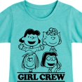 thumbnail image 3 of Peanuts - Girl Crew - Toddler And Youth Girls Short Sleeve Graphic T-Shirt, 3 of 6
