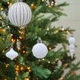 thumbnail image 7 of Ornaments for Christmas Trees Qwtwty Christmas Decorations 24 Piece Flocked Christmas Balls Christmas Decoration SetMultiple Styles of Christmas Tree Decorations Can Also Be Used for Other Party, 7 of 7