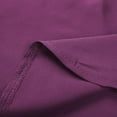 thumbnail image 6 of Pxiakgy Cold Shoulder 3/4 Roll Sleeve Tops for Women Loose Shirt Chiffon Zipper Long Sleeves Plus Size Tops Cold Shoulder Top Zip Front Shirts V Neck Blouses Tunic Top Purple Xxl, 6 of 6