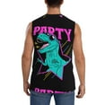 thumbnail image 4 of Disketp Rex Dinosaur With Sunglasses Sleeveless Tshirts For Men, Muscle Shirts For Men Dry Fit Tank Top-Large, 4 of 8