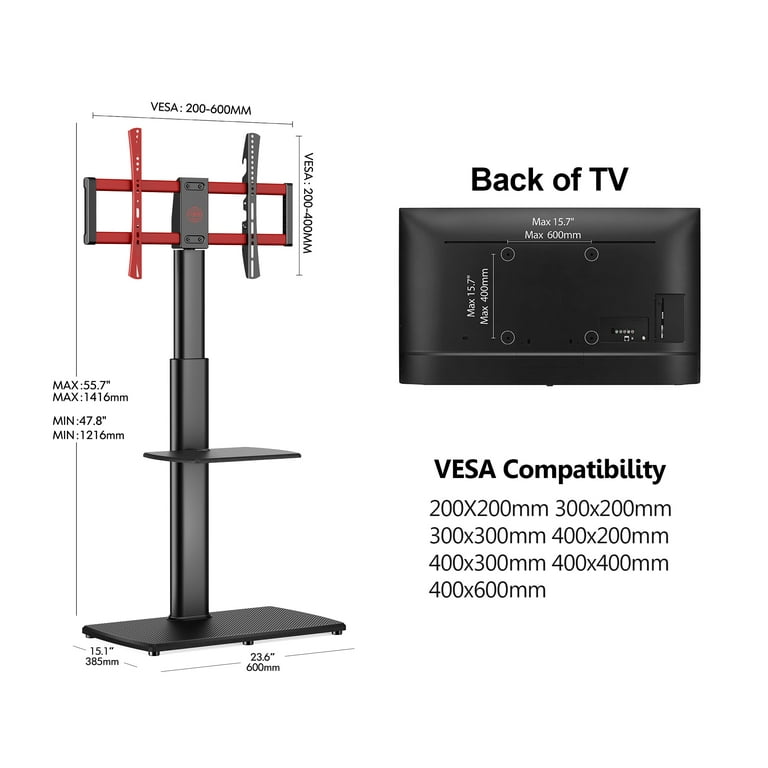 Walmart Tall Tv Stands Measurements