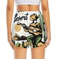 thumbnail image 2 of Lsque Cowboy Playing Guitar Printed Women's Running Shorts with Liner Pockets,Elastic Quick Dry Workout Athletic Gym Yoga Shorts,Womens High Waist Shorts-Medium, 2 of 9