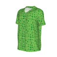 thumbnail image 2 of Rocae St Patrick's Day for Breathable Men's Baseball T-Shirt Fashionable Casual Baseball Jersey, Moisture-wicking Sportswear XX-Large, 2 of 9