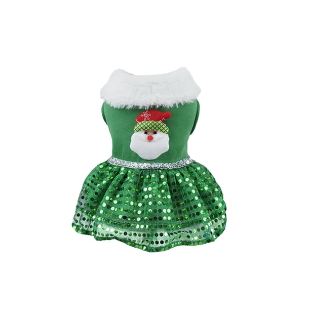Methold Ropa para perros, vestido de Navidad, suministros para mascotas, gran resistencia, mano de obra fina, verde, bonito, transpirable, para Ropa para mascotas Verde/M Methold PT004236-06