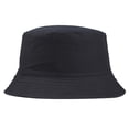thumbnail image 2 of Windfall Unisex Bucket Hat Sun Hat Solid Color Hip Hop Fisherman Cap for Women Men UV protection, 2 of 3