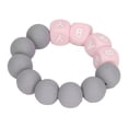 thumbnail image 2 of Pulsera de cuentas de silicona para bebé, pulsera colorida para dentición de bebé con letras para bebés y ni?os peque?os, 2 of 8