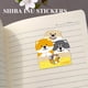 thumbnail image 5 of Lindo Perro Shiba Inu Pegatina 30 pegatinas de perro Shiba Inu, manual creativo, pegatinas DIY (multicolor) Ehuebsd Libre de BPA, 5 of 7