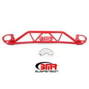 BMR Suspension  Front Twin Tube Design Strut Tower Brace for 2015-2020 Ford Mustang, Red