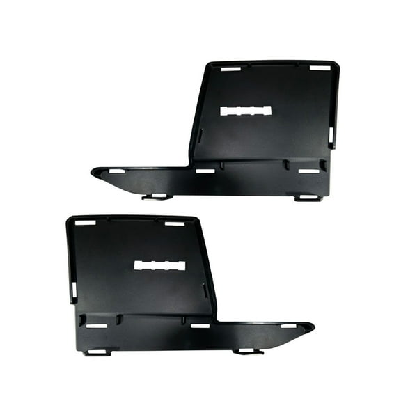 KarParts360 For Audi Q5 2018 2019 2020 Bumper Grille Insert Driver and Passenger Side | Pair | Front | Baffle/Cover | Textured Black | ASA Plastic | AU1038145, AU1039145 | 80A807245, 80A807246