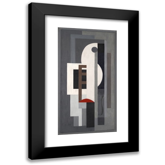 Ragnhild Keyser 9x14 Black Modern Framed Museum Art Print Titled - Composition I (1926)