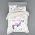 thumbnail image 2 of Ambesonne Saying Bedding Set 3 Pcs, Magic Unicorn, Twin XL, Multicolor, 2 of 3
