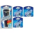 thumbnail image 1 of Personna Matrix3 Advanced Triple Blade Razor Handle + Matrix3 Titanium Triple Blade Refill Cartridge Blades, 4 Ct. (Pack of 3), 1 of 1