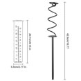 thumbnail image 3 of 26-27 Glass Rain Gauge Spiral Rain Gauge Metal Frame Glass Rain Gauge Measuring Cup Iron Findings Glass Tube Rain Gauge Decor for Garden Lawn Backyard, 3 of 4