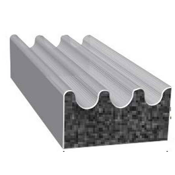 Trim-Lok Multi Purpose Weather Stripping X113HT-50 113 Series; Roll; Black; EPDM Sponge Rubber; -20 Degree Fahrenheit To 158 Degree Fahrenheit Temperature Range; Rectangular; With Adhesive Back
