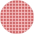 thumbnail image 1 of Ahgly Company Indoor Round Patterned Baby Pink Area Rugs, 5' Round, 1 of 6