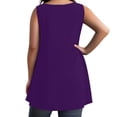 thumbnail image 3 of StSilkitty Plus Size Tank Tops for Womens Solid Color V Neck Sleeveless Tunic Blouses Lightweight Soft Trendy Shirts, 3 of 6