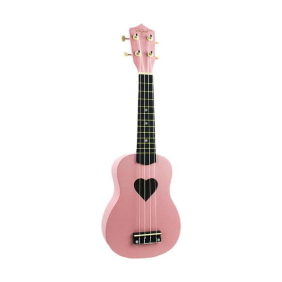 Juguete de guitarra para niños, juguete educativo rosa, fácil de sostener, Mini ukelele de animales de dibujos animados, juguete musical para niños y