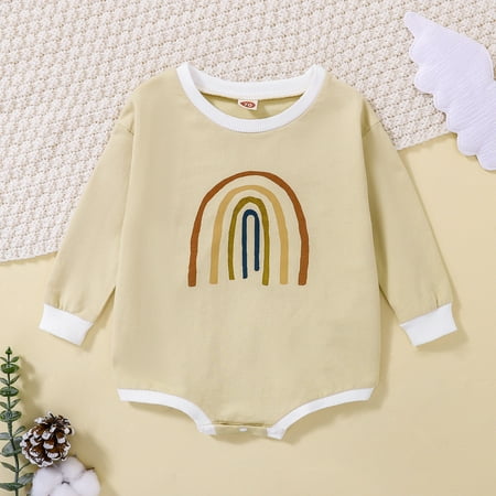 

Gubotare Long Sleeve Bodysuit Baby Girl Cotton Baby Romper Baby Knitted Clothes Longsleeve Sweater Outfit for Boy and Girls with Warm Hat Set B 18-24 Months