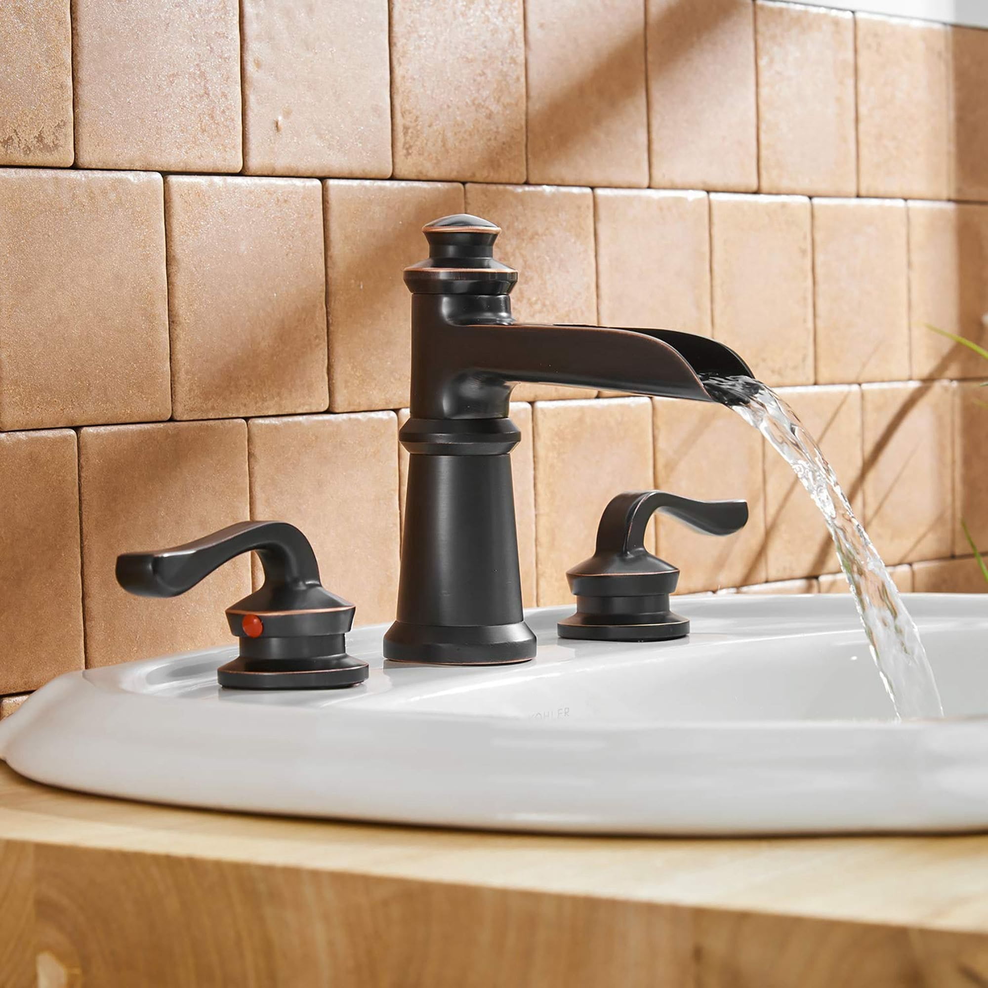 瀑布3 TRIPHIL Waterfall Bathroom Faucets with 3 Mode Pull Down