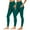 Green, variant on BLTIBY 2PC Women's Yoga Pants High Waist Solid Colour Tummy Control Leggings with Pockets Fashion Workout Tight Athletic Trousers Green L