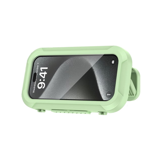 Showersafe Zencey Zencey ShowerSafe Shower Phone Holder 360° Rotation Retractable Adjustable Phone Holder Wall Mount Fog Cell Phone Stand