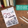 thumbnail image 2 of Qiilu Scrapbooking Sticker,40PCS/Set DIY Diary Sticker Handbook Decoration Label Scrapbooking Sticker Accessories, Label Sticker, 2 of 5