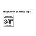 thumbnail image 5 of Brother TZE221 TZe Standard Adhesive Laminated Labeling Tape 0.38" Width x 26.20 ft Length - 1 Each - White, 5 of 5