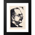 thumbnail image 2 of Meijer Bleekrode 14x18 Black Modern Framed Museum Art Print Titled - Portrait of Jan Van Den Tempel (1929), 2 of 5