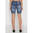 thumbnail image 5 of Womens WAX Fixed Cuff Denim Bermuda Shorts, 5 of 5