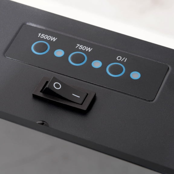 Indoor Fireplaces HOMCOM 41.3" 1500W Electric Wall-Mounted Fireplace with Flame Effect, 7 Color Background Light, Black,Gas Indoor Fireplaces