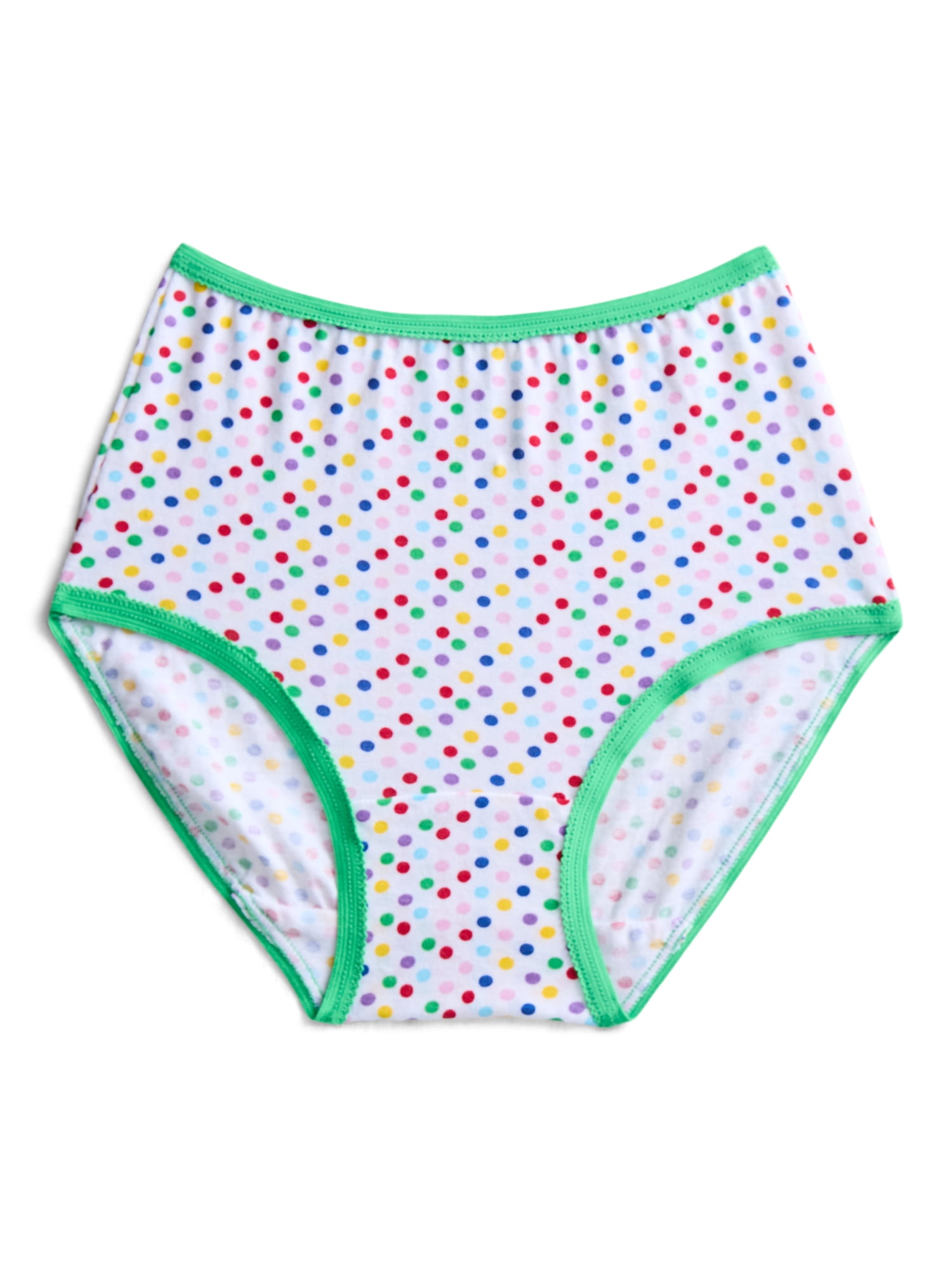 St Patrick's Day Girls Cotton Underwear Briefs from Way To Celebrate, 5-Pack, Sizes S-XL