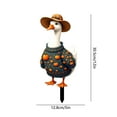 thumbnail image 4 of Wzzjkit Halloween Thanksgiving Holiday Gooses Decor with Pumpkin Yard Stake for Garden Party Christmas Tree Topper Outdoor Decorations Plug-in Display, 4 of 7