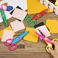 thumbnail image 5 of Plastic Safe Scissor Set, Toddlers Training Scissors, Training Scissors and Art Supplies（4pcs）, 5 of 7