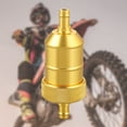 thumbnail image 1 of Filtro de combustible de gas de 8 mm Limpiador de gasolina de aleación de aluminio para moto (Oro), 1 of 8