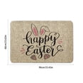 thumbnail image 3 of Bdday Easter Carpet Three Sizes Faux Wool Entry Door Mat Bathroom Non Slip Mat Cartoons Pattern Easter Decoration Holiday Decorations, 3 of 6