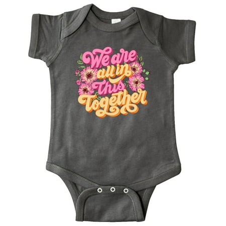 

Inktastic Inspirational Quote We are all in This Together Gift Baby Boy or Baby Girl Bodysuit