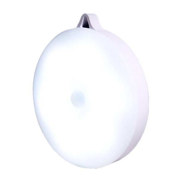 Irfora Sensor de luz LED Luz de noche adhesiva para bricolaje Imán fuerte Luz de noche recargable USB para colgar en la pared para armarios Armarios Escaleras de cocina Irfora lámpara de pared
