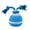 Blue 1, variant on PrimeGo Pet Ball Toy with Tail Rope Rechargeable USB Design Interactive Rolling Cat Toy Boredom Relief Indoor Kitten Exercise Toy