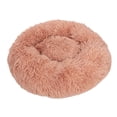 thumbnail image 1 of leyfeng Cama de lana para perros esponjosa, almohada de nido de perro redonda de felpa suave, cojín para mascotas para dormir con autocalentamiento, 1 of 8