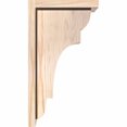 thumbnail image 3 of 7 1/2"W x 10"D x 18"H New Brighton Smooth Corbel w/Backplate, Douglas Fir, 3 of 9