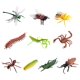 thumbnail image 1 of Mini figuras realistas de insectos, juguetes para niños pequeños, surtidos, juego educativo de insectos. 10 piezas, 1 of 7