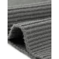 thumbnail image 5 of Unique Bargains Women's Plus Size Long Sleeve Knit Pullover Short Sweater Dresses 4X Gray, 5 of 6