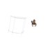 thumbnail image 5 of Mesita de noche de acrílico,Mesa auxiliar de acrílico transparente Mesa auxiliar transparente en capas,Mesa pequeña de acrílico,mesita de noche pequeña,compacta,Letrero de escritorio Home, 5 of 8