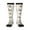 3 Black, variant on DOGS FACE Thigh High Socks Extra Long Stretchy Sock Women Over Knee High Opaque Stocking Daily Wear