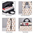 thumbnail image 3 of Disketp Squirrel And Rose Mochila Ligera e Impermeable, Mochila de Día Resistente para Viajes, Senderismo y Uso Diario para Hombre y Mujer, 3 of 7