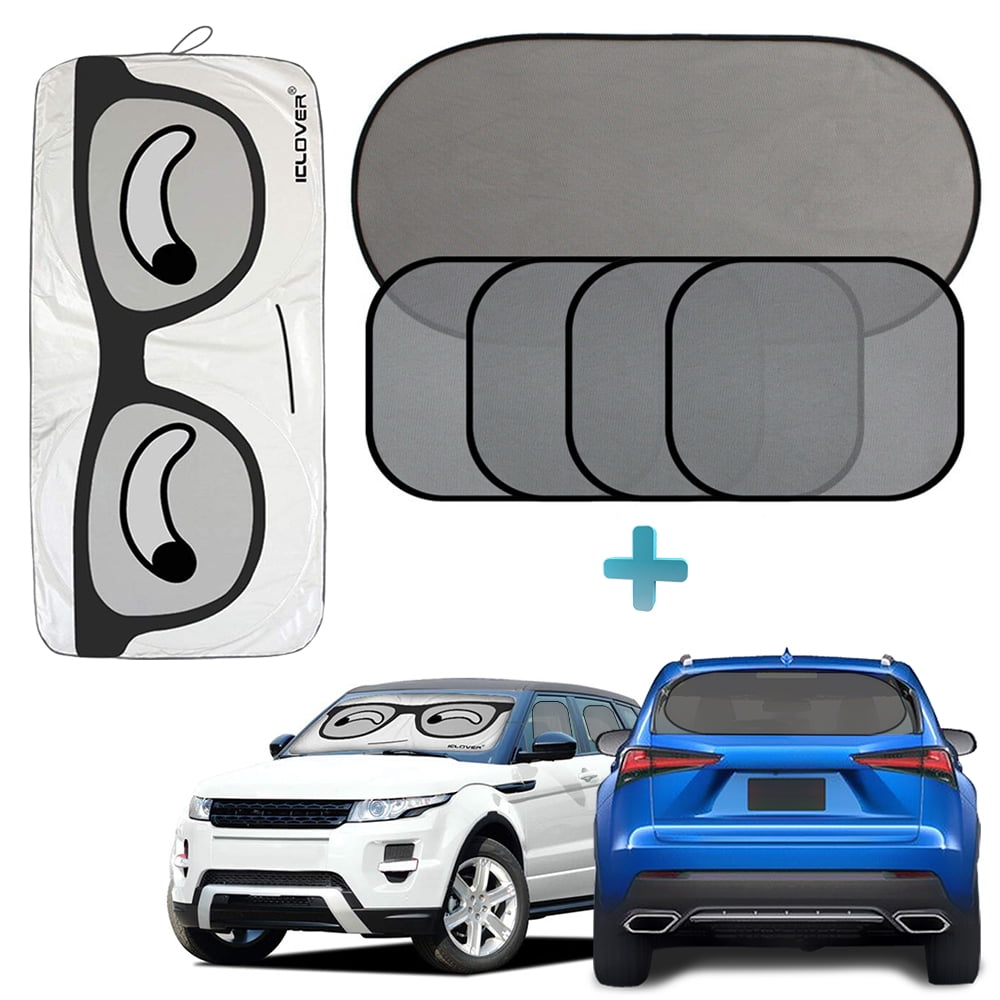 Car Windshield Sunshade Sun Shade; Folding Silvering Sun Visor;Cute