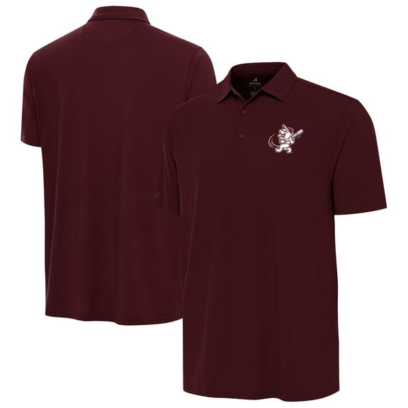 Men's Antigua Maroon Mississippi State Bulldogs Era Swinging Bully Polo