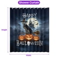 thumbnail image 5 of Happy Halloween Weimaraner Witch Pumpkins Bats Shower Curtain Weim Gray Ghost Dog Lover Waterproof Bathroom Bathtub Curtain - 13012, 5 of 5