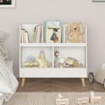 thumbnail image 3 of Bianlte Kids Bookshelf and Toy Organizer,5 Cubbies Wooden Open Bookcasefor Bedroom, Playroom, Nursery, White, 3 of 6